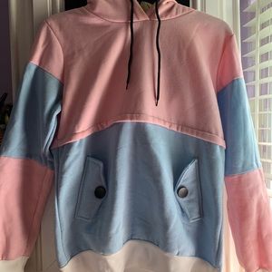 Pink & Blue hoodie